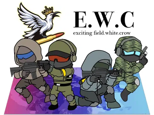 E.W.C exciting field.white.crow